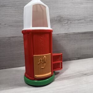 Fisher-Price Little People Barn Silo Accessory Red White Green Farm Playset